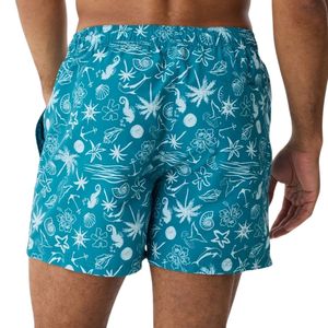 Shorts de bain à séchage rapide, anti-UV, à rayures et imprimé floral, faible MOQ, conception de logo personnalisé, confortables, OEM ODM - Product Image 2