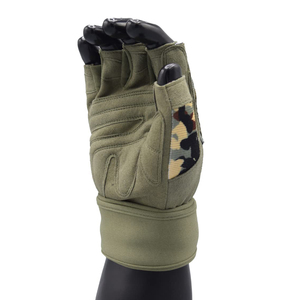 Gants de protection pour les paumes, conçus pour des routines de mouvement actif, offrant un confort et une sensation premium lors d'un entraînement physique intensif. - Product Image 2