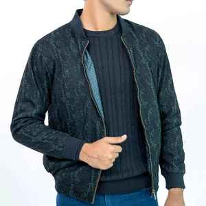 Hot Selling New Fashion <b>Men's</b> Eco-Friendly <b>Summer</b> Casual <b>Bomber</b> <b>Jacket</b> with Polyester/Cotton Shell - Product Image 1
