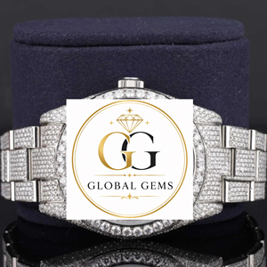 Indian Exporter Rose Gold Iced Out Diamond Watch Designer Statement Watch for Weddings or Anniversaries at Affordable Price - Product Image 6