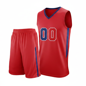 Sports Wear Basketball Uniform Anti Bacterial Breathable Quick Dry Fabric Plus Size Comfortable Fit Unisex Basketball Uniform - Product Image 3