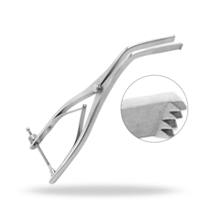 Écarteur de lamelles avec broche de verrouillage, taille standard, instrument chirurgical neurochirurgical de la colonne vertébrale - Product Image 1