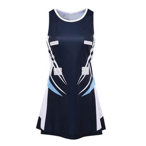 Camiseta de Netball sin Mangas para Mujer, 100% Poliéster, Transpirable, de Secado Rápido, Corte Ajustado, Personalizable con Nombre de Equipo y Marca, Cuello en V, Ropa Deportiva - Product Image 2