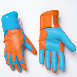 Guantes de Bateo de Cuero SAAR INDUSTRIES, Negros y Blancos, Acolchados, con Cierre de Gancho y Bucle, Unisex, para Adultos, Entrenamiento, Mano Izquierda, Ecológicos, Duraderos, Talla XXL - Product Image 4