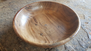 Ensemble de saladiers en céramique vintage de haute qualité, plateau à fruits en bois massif poli, écologique, pour les fêtes, élégant bol à bougies - Product Image 6