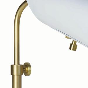 Lámpara de Mesa Rústica de Latón Hecha a Mano con Base Artística para Decoración de Interiores - Product Image 5