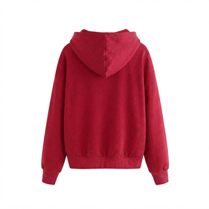 Sudadera con Capucha Personalizada OEM para Hombre, de Algodón Grueso, Estilo Urbano, Hombros Caídos, Unisex - Product Image 5
