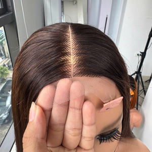 Venta al por mayor 100% de alta calidad marrón vietnamita tejido extensiones de cabello humano doble dibujado extremos hueso recto - Product Image 3