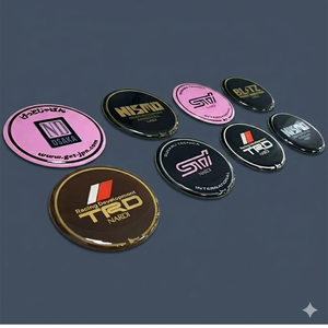 PU Epoxy Domed Sticker Badge – Waterproof Label for <b>Car</b> <b>Decoration</b> - Product Image 4