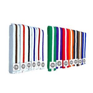 OEM Martial Arts Belt BJJ Karate Judo Master Rank Belt Premium Cotton Belt Manufacturer Custom Logo - Product Image 6