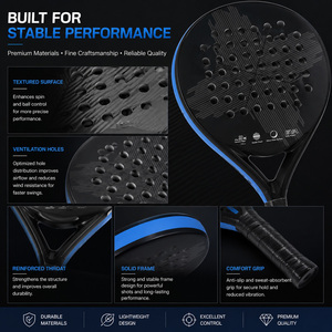 <span class=keywords><strong>Raquette</strong></span> de <span class=keywords><strong>padel</strong></span> 36,5 mm, noyau souple en EVA, grand sweet spot, pour entraînement en club, location, logo personnalisé, OEM, ODM, vente en gros, fournisseur d'usine - Product Image 4