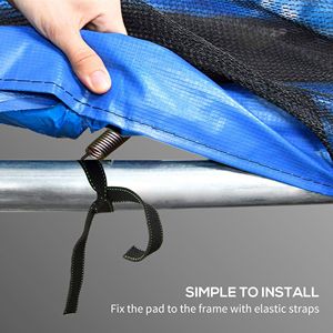 Tappeto di Sicurezza per Trampolino da Esterno 12FT Resistente alle Intemperie e all'Acqua con Copertura per Molle - Product Image 4