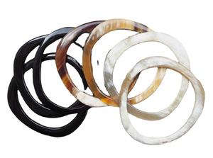 Bracelet en corne de buffle poli style animalier, mode naturelle, unisexe, pour couples, vente en gros par HF CRAFTS - Product Image 2