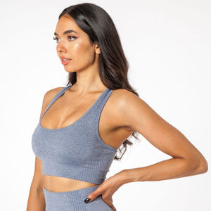 Conjuntos de Yoga Cortos para Mujer, Ropa Deportiva Ligera y Suave de Compresión, Diseño OEM sin Costuras, Precio al por Mayor - Product Image 4