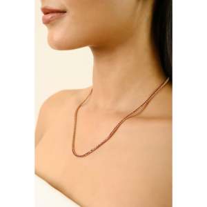 14K Gold 8.54 Carat Round Ruby Contemporary Tennis Necklace - Product Image 6