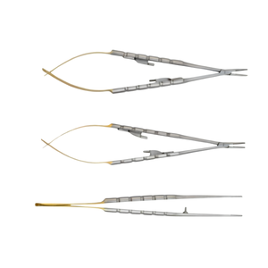 Best Selling 4 PCS Stainless Steel Manual Micro Surgical Instrument Set Precision Microsurgery Tools CE Certified Hospital - Product Image 1