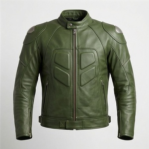 Chaqueta de Motociclista de Cuero Genuino para Hombre de la Mejor Calidad, Nueva Colección de Invierno, Chaquetas de Motocicleta con Protecciones Desmontables Personalizadas - Product Image 1