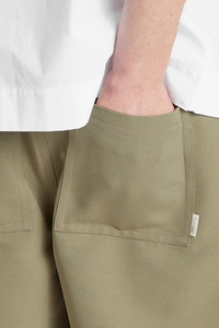 <b>Mens</b> Khaki <b>Tailored</b> Bermuda <b>Shorts</b> Mid Waist Structured Design with Integrated Belt Closure Premium Casual Wear for Summer - Product Image 5