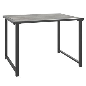 Mesa de Jardín Compacta Modular de Acero con Recubrimiento en Polvo Color Antracita, Mesas para Exteriores - Product Image 2