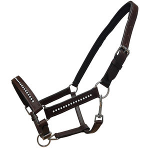 Nouvelles rênes d'équitation rouges de qualité supérieure du meilleur fabricant, 6 mm d'épaisseur, avec cuir et nylon réglables haute densité - Product Image 5