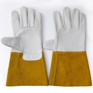 Gants de sécurité en cuir robustes sur mesure pour la soudure, résistants à la chaleur, anti-étincelles, équipement de protection, gants de travail, chasse LGW-0022 - Product Image 4