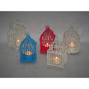 2024 nuevo portavelas de luz de té de hierro votivo de metal reutilizable decoración de Navidad iluminación votiva de cristal portavelas de luz de té - Product Image 2