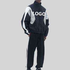 Unisex Hooded <b>Quilted</b> Canvas Winter Windbreaker <b>Jacket</b> Custom Sportswear Thick Waterproof Breathable <b>Pattern</b> Casual Zipper - Product Image 1