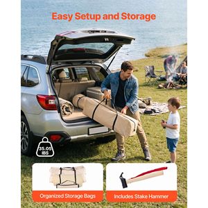 Tenda Oxford Bell 4 Stagioni 9,84 Piedi, Tenda Yurt per Campeggio con Foro per Stufa, Impermeabile e Traspirante, per 3 Persone - Product Image 6