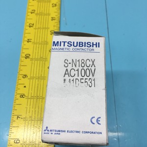 Contactor de CA Mitsubishi S-N18, bobina AC110V - Equipos y piezas semiconductores de confianza de la marca global Legacy - Product Image 1