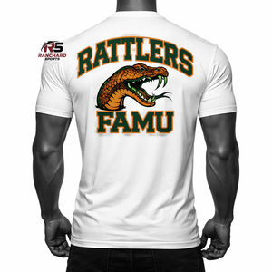 Camiseta de Algodón de Alta Calidad con Logotipo de FAMU Personalizado para Hombre y Mujer, Fabricante y Proveedor Mayorista OEM, Ropa HBCU - Product Image 3
