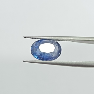 Zafiro azul ovalado natural de 4.79 quilates de Sri Lanka, piedras preciosas sueltas para la fabricación de joyas y anillos BSOH-52 - Product Image 3
