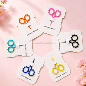 กรรไกรปักลายดอกไม้สไตล์วินเทจ กรรไกรงานฝีมือระดับมืออาชีพ รับผลิตแบบ OEM ODM - Product Image 2