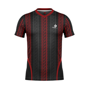 Men's Short Sleeve V Neck <b>T</b> <b>Shirt</b> Geometric Pattern Sublimation Printed Quick Dry Sporty Casual Wear Regular Fit <b>Shirts</b> - Product Image 1