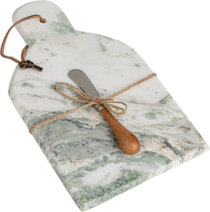 Planche à découper en marbre personnalisée, dernières nouveautés, avec poignée en cuir, durable - Product Image 6