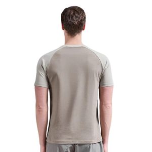Men's Short Sleeve <b>Raglan</b> T Shirt Crew Neck Contrast Sleeve Sports <b>Top</b> for Workout Training Fitness Gym Running Outdoor - Product Image 2