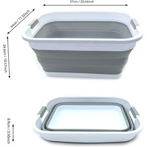 Cesto per Bucato Pieghevole in Plastica da 41L (10,8 Galloni), Contenitore Portatile Salvaspazio per Lavaggio e Organizzazione - Product Image 3
