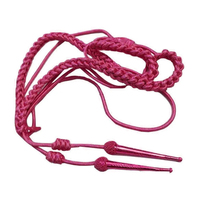Aiguillettes personnalisées de haute qualité avec cordons dorés, embouts écologiques, technique de torsion enduite, épingle de sûreté, design imprimé sur mesure pour vêtements