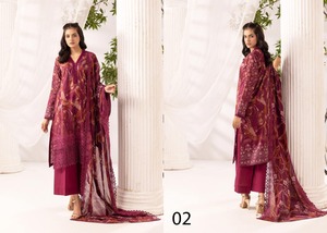 New Arrivals Summer collection 2026 women top quality shalwar kameez 3 pcs Unstitch Summer Cotton / Lawn <b>Suits</b> - Product Image 2