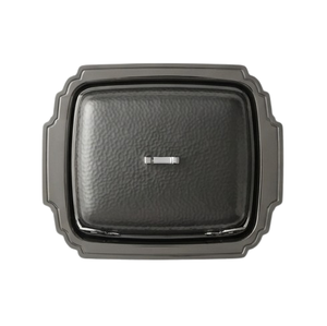 Beurrier ovale en acier inoxydable avec couvercle, design moderne pour la cuisine, finition polie artisanale - Product Image 2