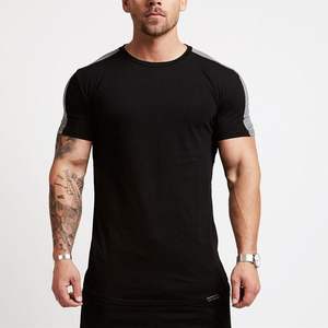 Camiseta Deportiva Ajustada para Hombre, Transpirable, de Punto, para Gimnasio y Deportes, con Logotipo Personalizado en el Frente y Cuello Redondo, Venta al Por Mayor - Product Image 2