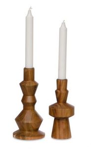 Portavelas de Madera Rústico Estilo Granja, Decoración para el Hogar, Soporte Decorativo de Madera para Velas, para Aromaterapia y Decoración de Spa - Product Image 3