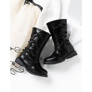 Botas Midi Premium Coreanas OZKIZ WZ01 Antideslizantes de Moda Invernal para Niñas de 2 a 6 Años al por Mayor - Product Image 1