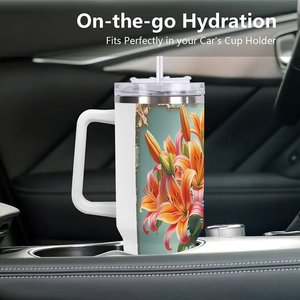 Gobelet isotherme promotionnel 40 oz en acier inoxydable pour cabinet dentaire et clinique d'orthodontie - Product Image 3