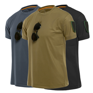 Camiseta de Cuello Redondo para Hombre, Premium, de Uso Diario, de Poliéster, Suave, Transpirable, Ligera, de Manga Corta, Estilo Casual Elegante, Color Liso, Básica - Product Image 6