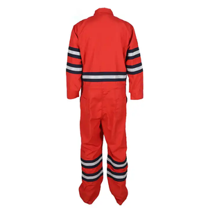 <b>Winter</b> Reflective Safety Wear Working Coveralls Red <b>Winter</b> Full Body Safety Lightweight Working Hi VIs Coverall Suits - Product Image 5