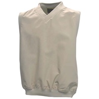 Gilet de golf décontracté pour homme à col en V, grande taille, veste d'été imperméable sans manches pour la randonnée et le sport