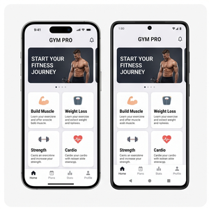 Application RoyalCraft Gym Trainer – Plans d'entraînement, coaching sportif, entraînement de force et guide d'exercices IOS/Android/Linux/Mac - Product Image 1