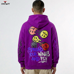 Sweat-shirts en coton personnalisés avec logo, épaules tombantes, haute qualité, pour hommes, à prix bas. - Product Image 6