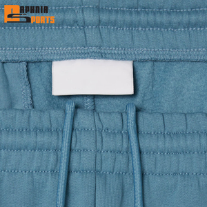 Wholesale Heavyweight 100% Polyester Casual Gym <b>Shorts</b> Sports <b>Fleece</b> Canvas Breathable Quick Dry Mid Waist 220g Front Solid <b>Men</b> - Product Image 5