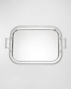 Bandeja de Servicio Rectangular de Metal Rosa de Alta Calidad, Lujosa, para Servir en Hoteles - Product Image 5